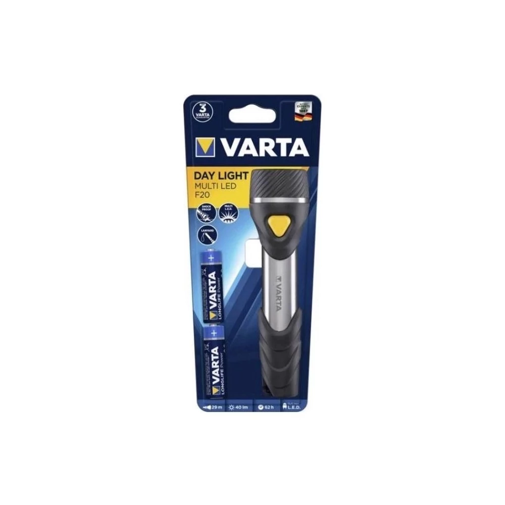 Elemlámpa F20 Day Light Multi Led Varta 