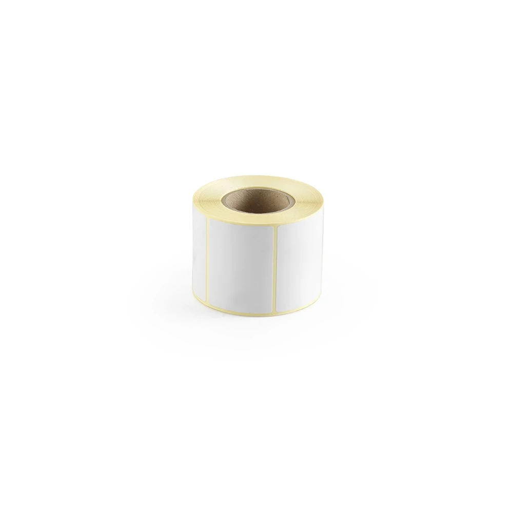 Etikett címke thermo, 40x70mm, tekercses, 1000 címke/tekercs fehér