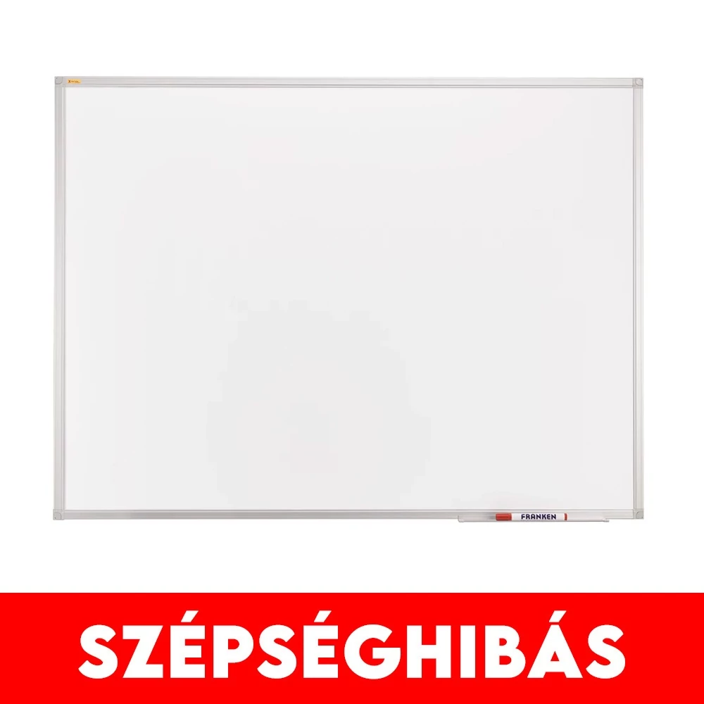 Fehértábla mágneses alukeretes, zománcozott 120x240cm, ValueLine Franken ÉRTÉKCSÖKKENT!