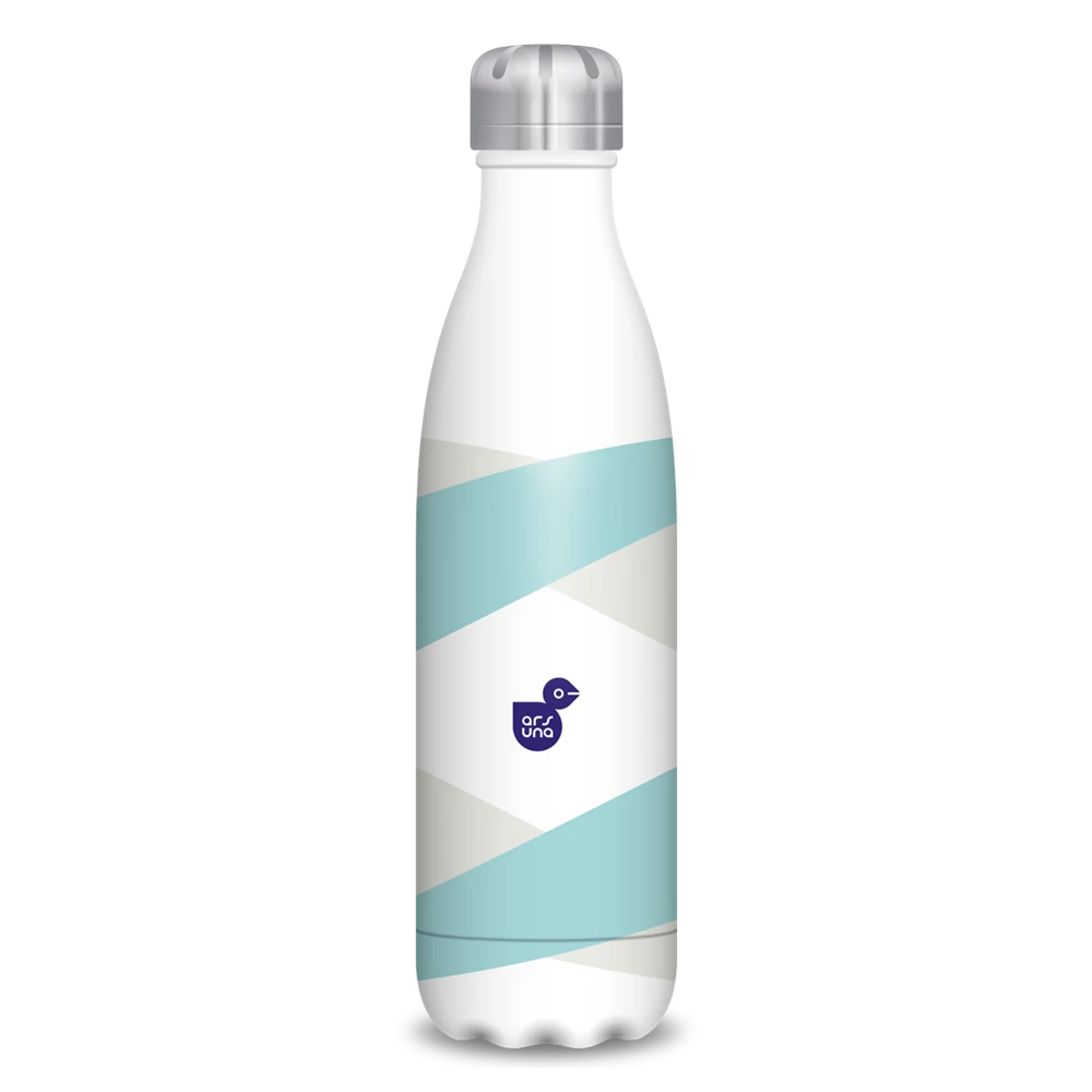 Fémkulacs duplafalú 500ml Ars Una Striped