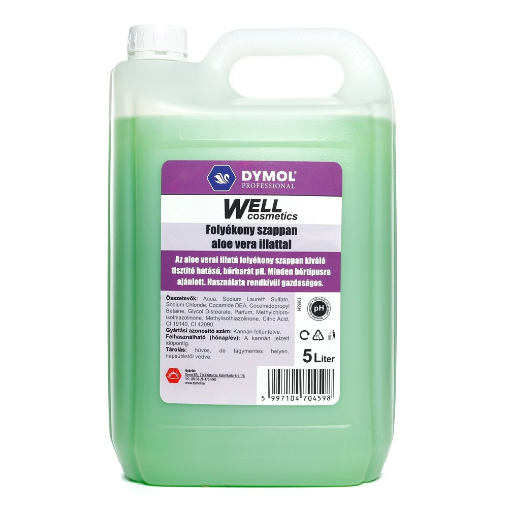 Folyékony krémszappan 5 liter Well Aloe Vera