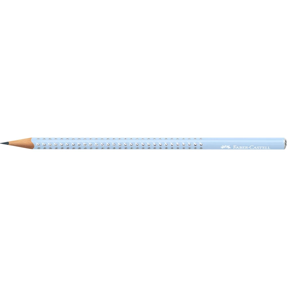 Grafitceruza B,háromszögletű SPARKLE Faber-Castell égkék test