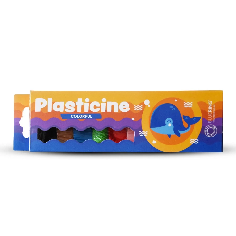 Gyurma színes, 210g. Bluering® 10 különböző szín,