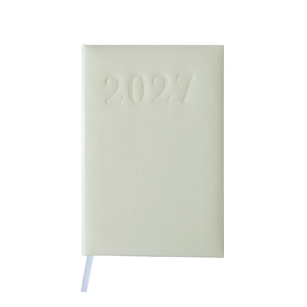Határidőnapló agenda Standard A/5, napi, fehér lapokkal (bézs) 2027. Bluering®