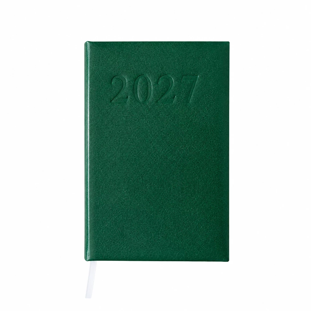 Határidőnapló agenda Standard A/5, napi, fehér lapokkal (zöld) 2027. Bluering®