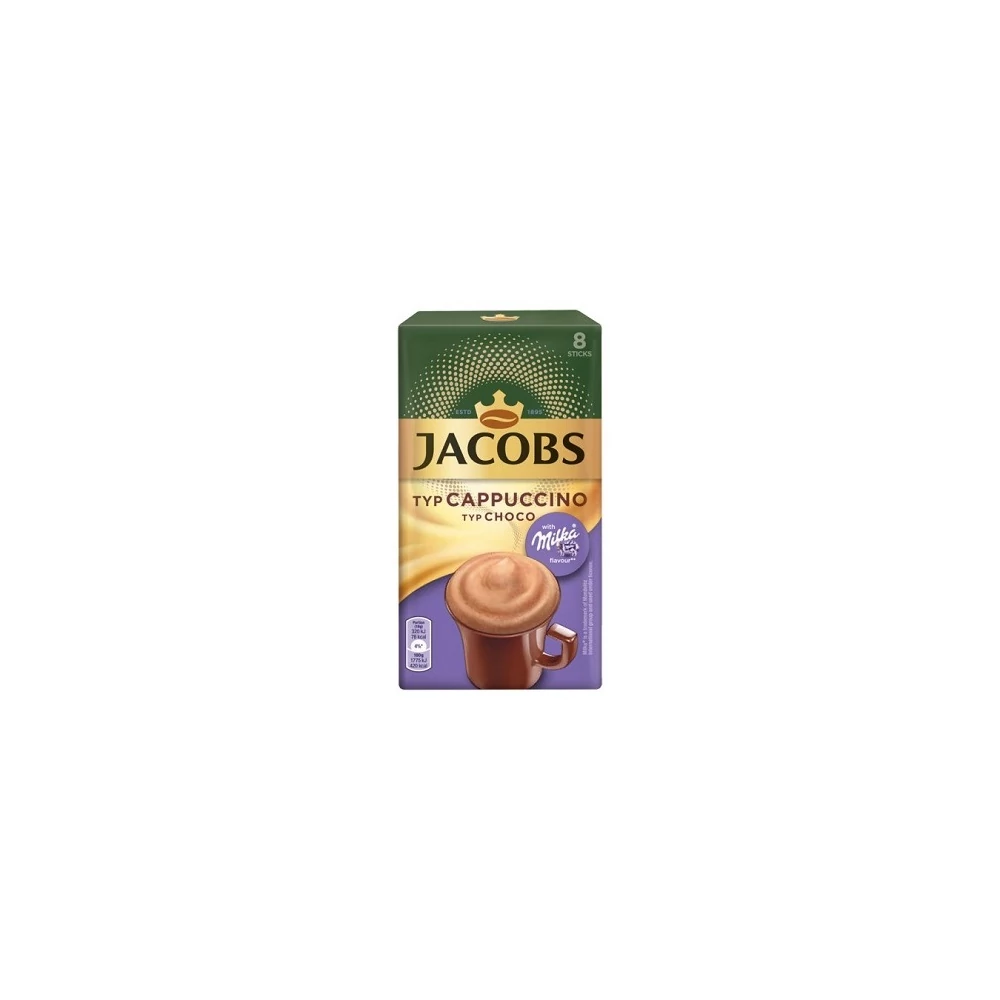 Kávé instant Capuccino Milka 8x15,8g Jacobs