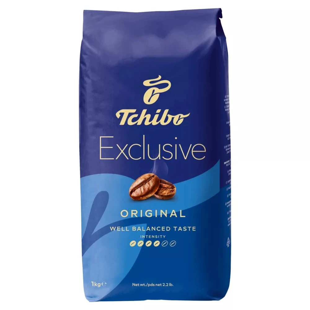 Kávé szemes, 1000g, Tchibo E x clusive 