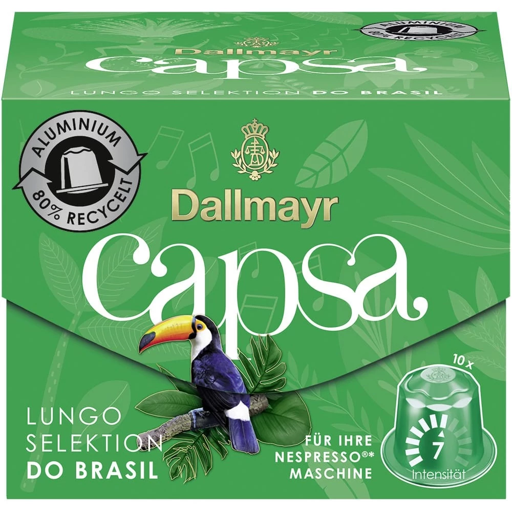 Kávékapszula, Dallmayr Nespresso Crema d Oro Brasil 10db kapszula