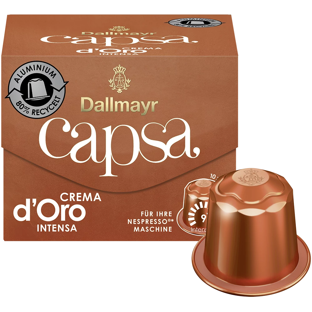 Kávékapszula, Dallmayr Nespresso Crema d Oro Intensa 10db kapszula