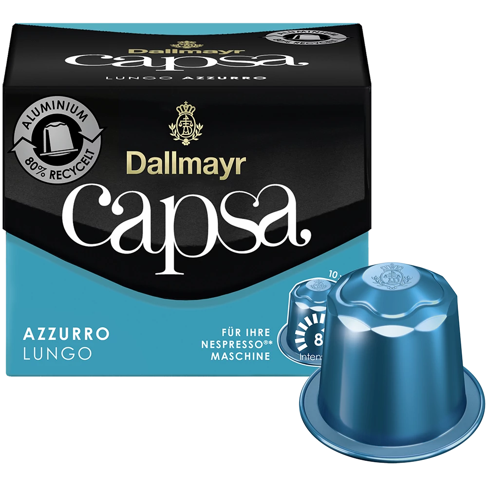 Kávékapszula, Dallmayr Nespresso Lungo Azzurro 10db kapszula