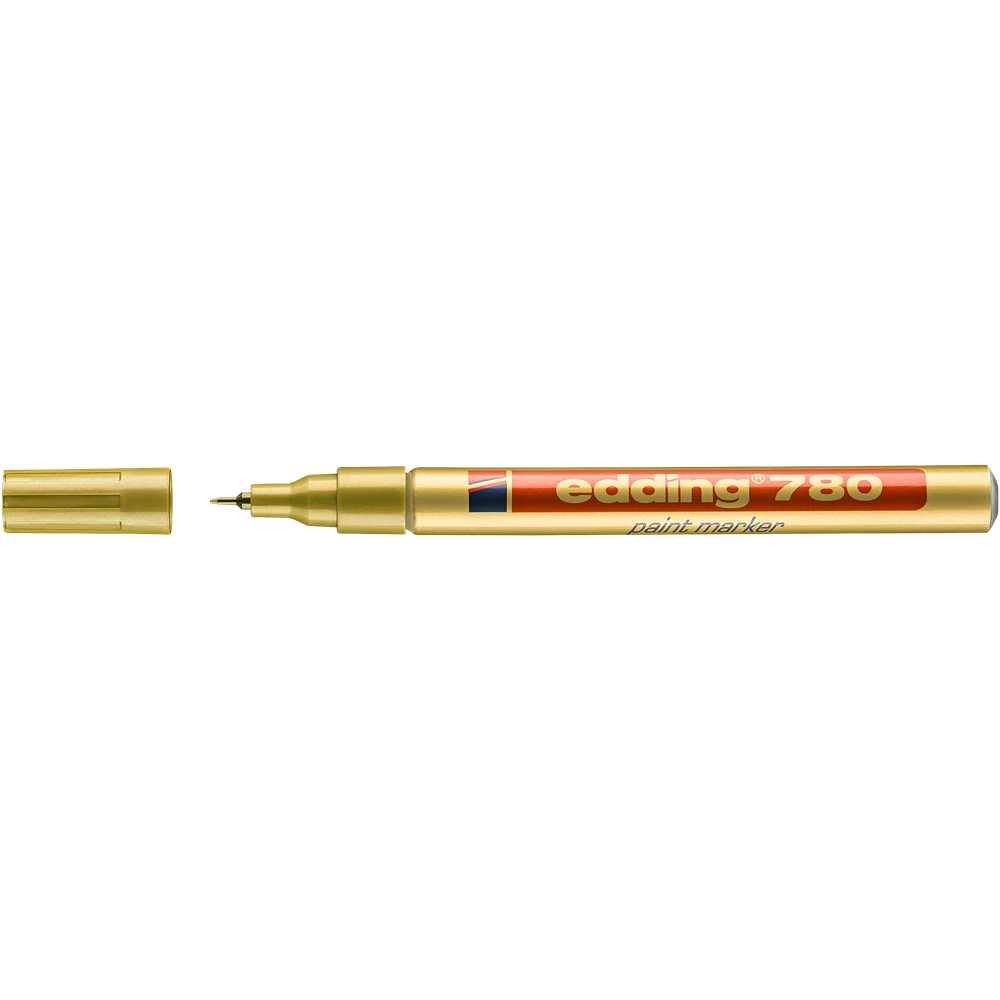 Lakkmarker 0,8mm, kerek Edding 780 arany