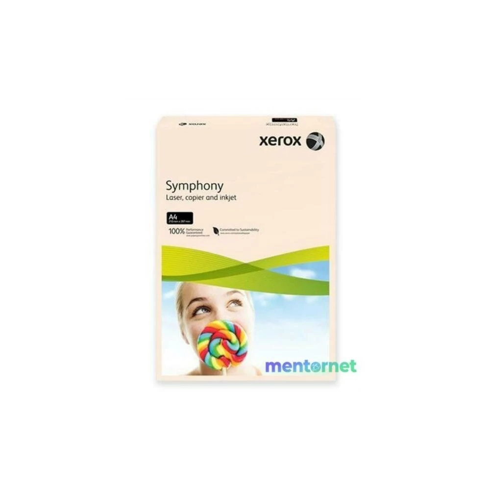 Másolópapír színes, A4, 80 g XEROX Symphony, 500ív/csomag, lazac