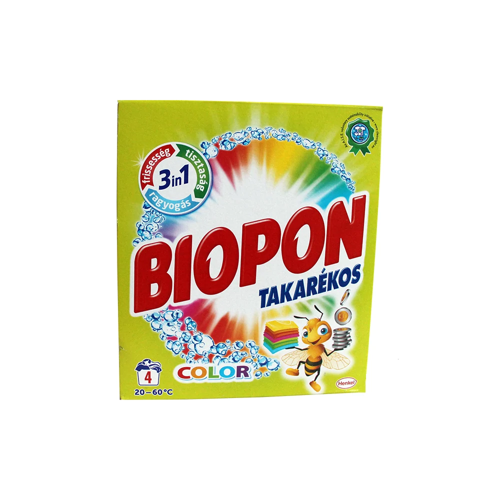 Mosópor 240 g (4 mosás) színes ruhákhoz Biopon Takarékos Color