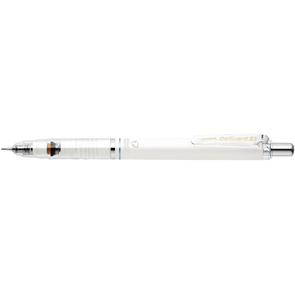 Nyomósirón 0,5 mm, Zebra DelGuard, fehér