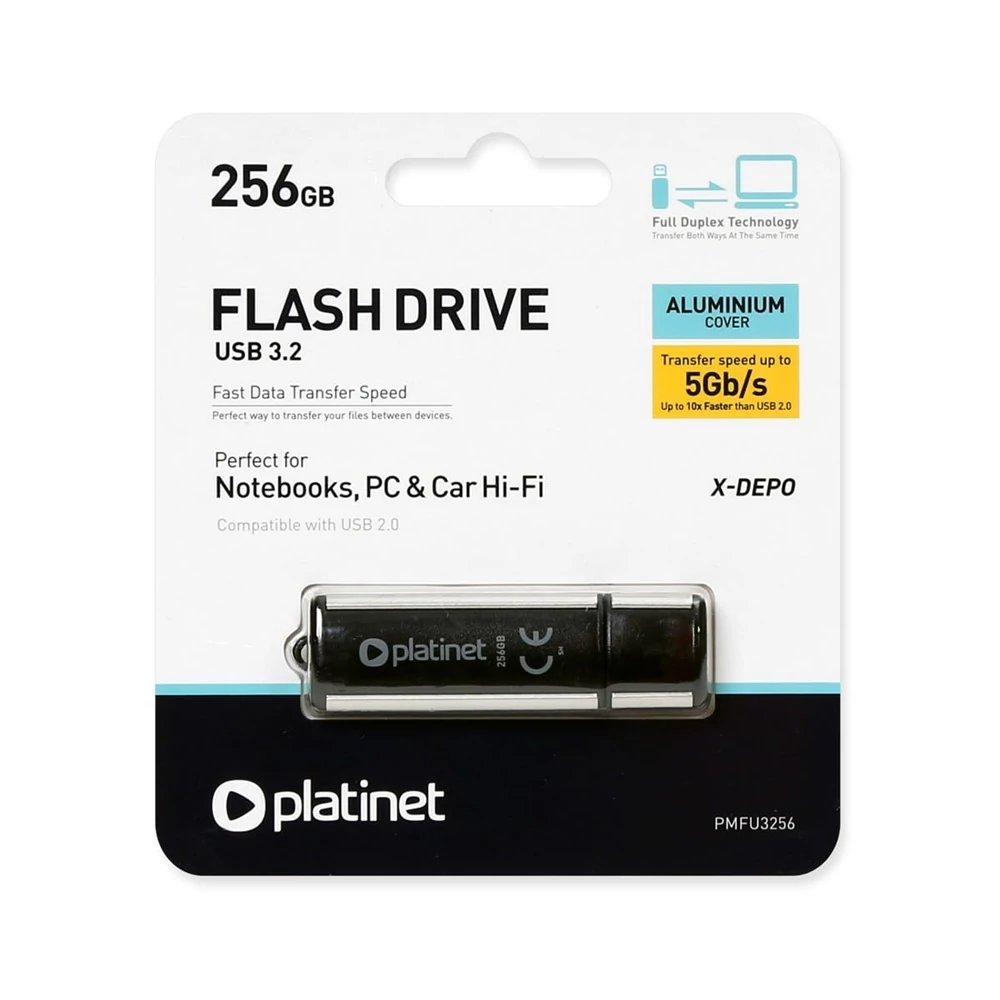 Pendrive 16Gb. USB 2.0 metal Platinet