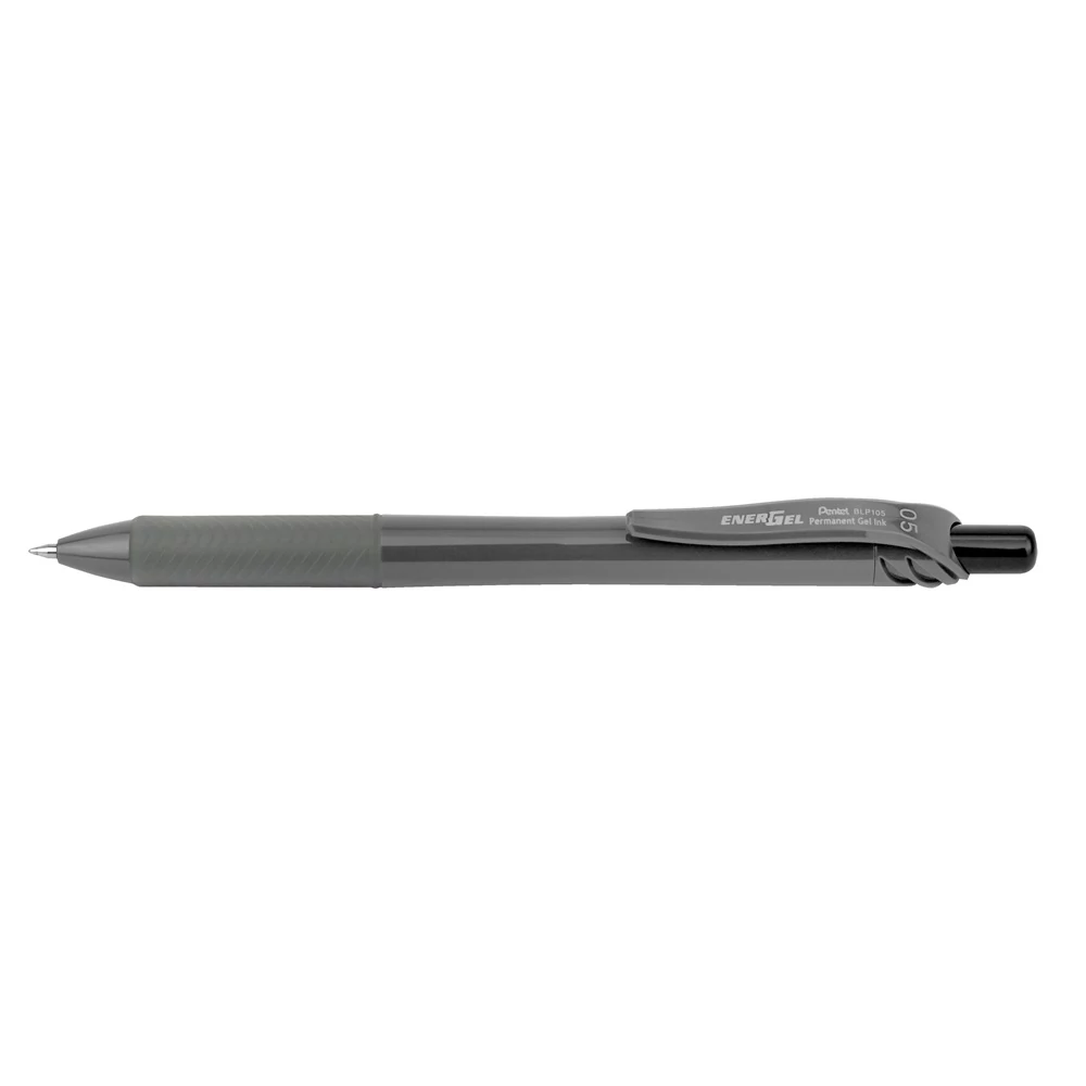 Rollertoll zselés golyóátmérő 0,5 mm, Pentel EnerGelX BLP105-CX, írásszín fekete