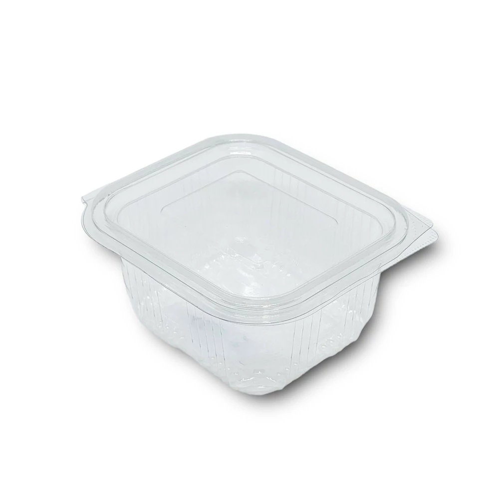 Salátás tál egybefedeles PET 500 ml emelt tetős 100 db/csomag