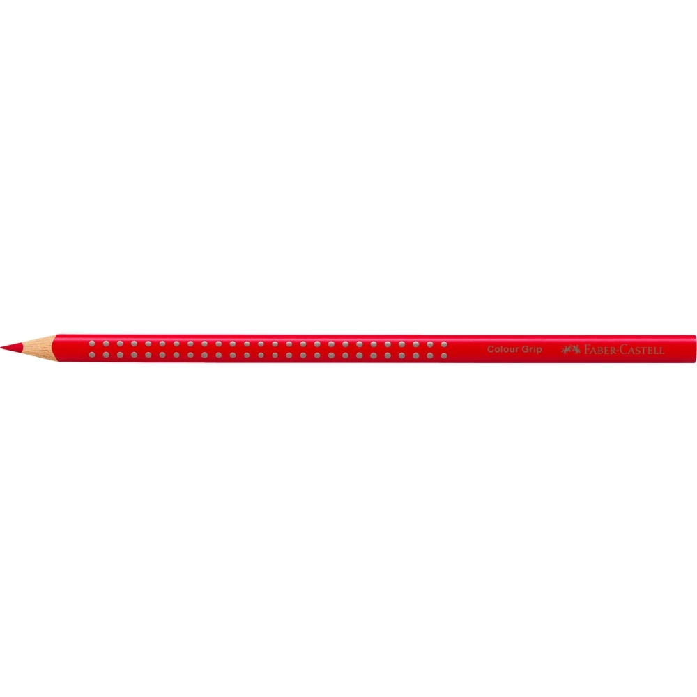 Színes ceruza háromszögletű GRIP Faber-Castell eperpiros