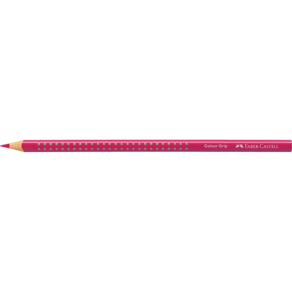 Színes ceruza háromszögletű GRIP Faber-Castell málnapiros
