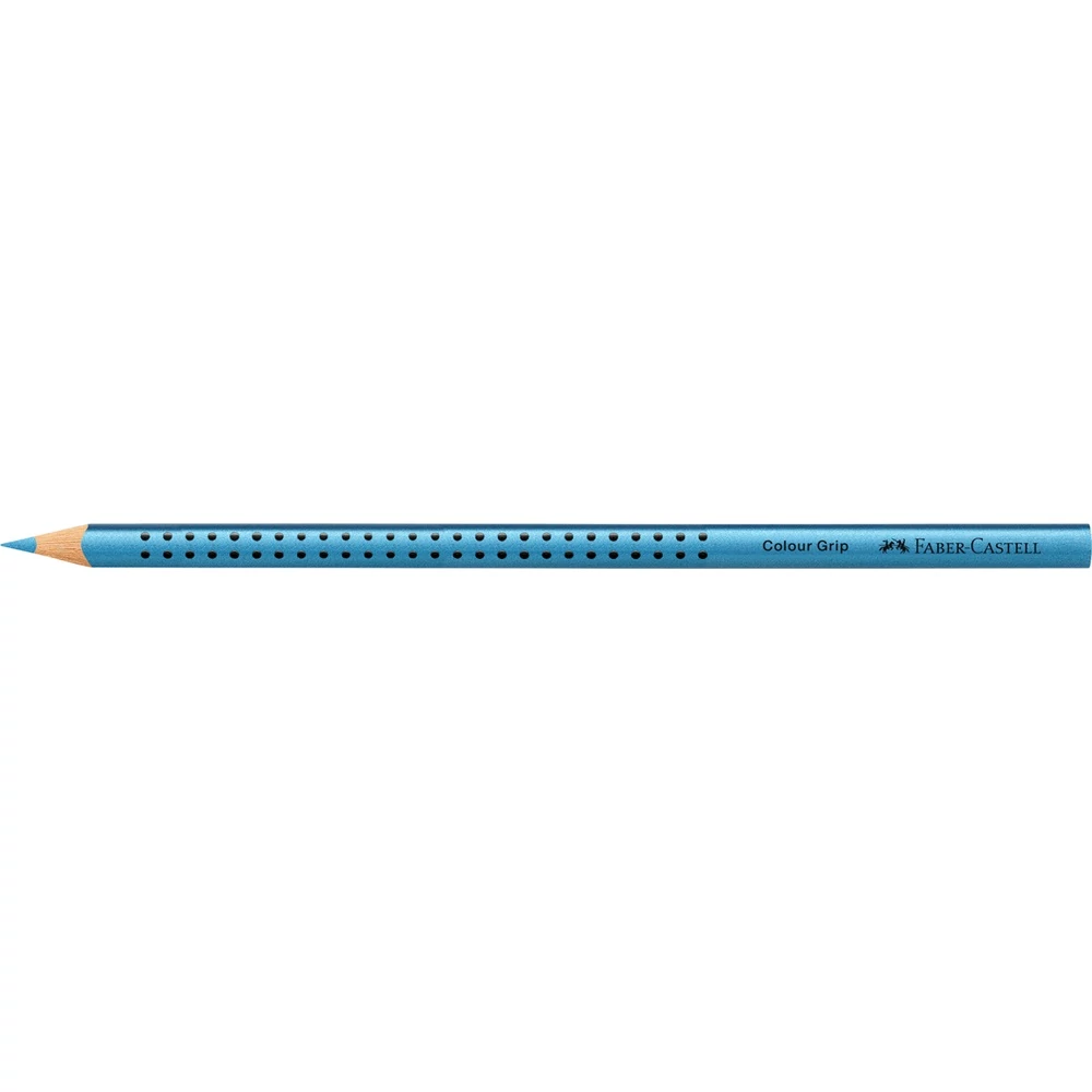 Színes ceruza háromszögletű GRIP Faber-Castell metál kék