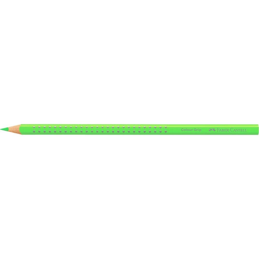 Színes ceruza háromszögletű GRIP Faber-Castell neonzöld