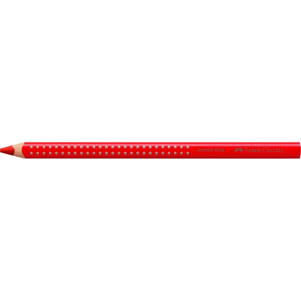 Színes ceruza háromszögletű GRIP Jumbo Faber-Castell eperpiros