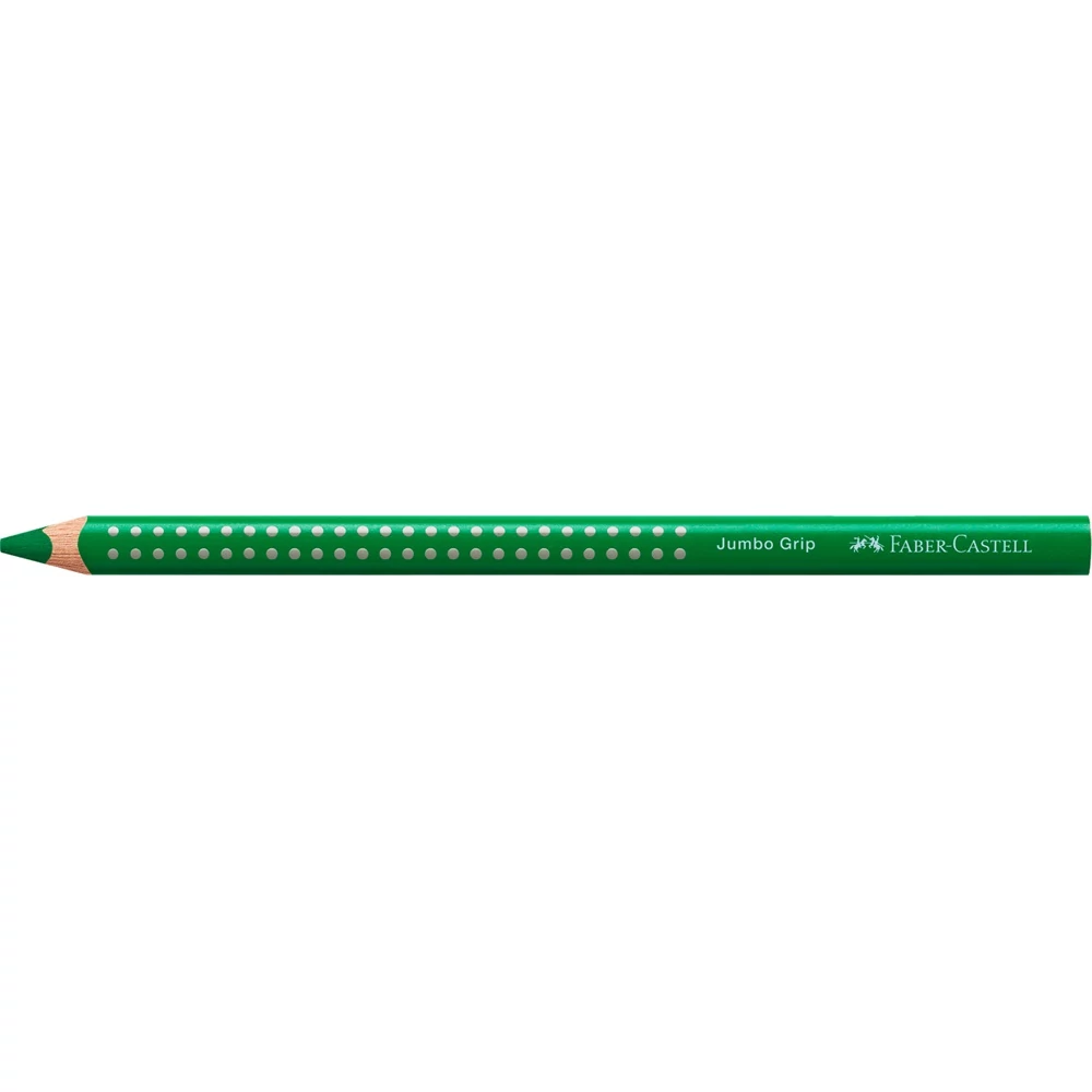 Színes ceruza háromszögletű GRIP Jumbo Faber-Castell zöld