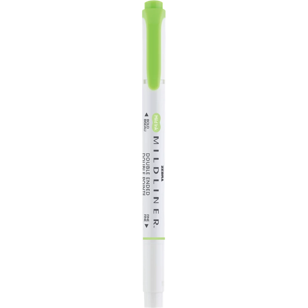 Szövegkiemelő 1,0/3,5 mm, kétvégű Zebra Mildliner Cool & Refined zöld