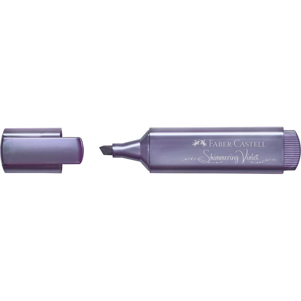 Szövegkiemelő 1-5mm vágott hegyű Faber-Castell 46 metál lila 
