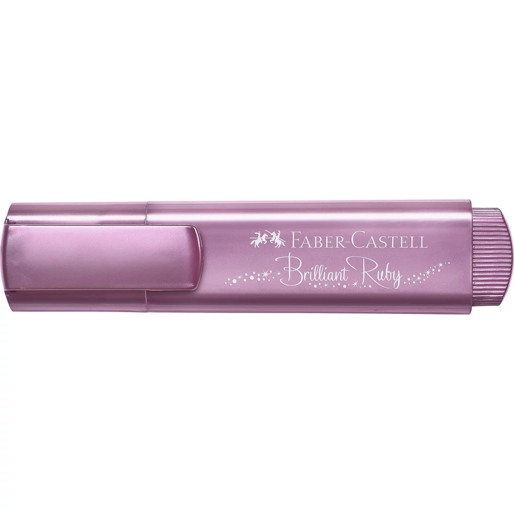 Szövegkiemelő 1-5mm vágott hegyű Faber-Castell 46 metál rubin 