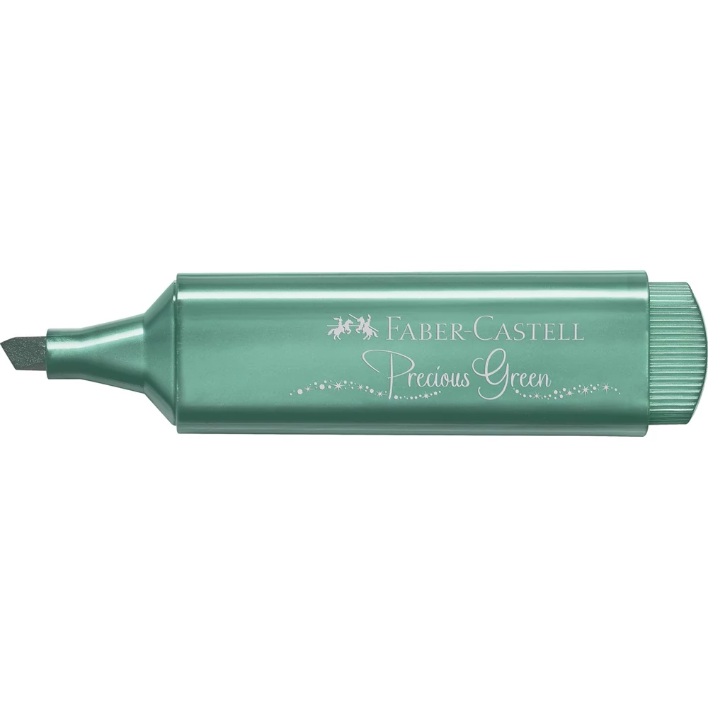 Szövegkiemelő 1-5mm vágott hegyű Faber-Castell 46 metál zöld 
