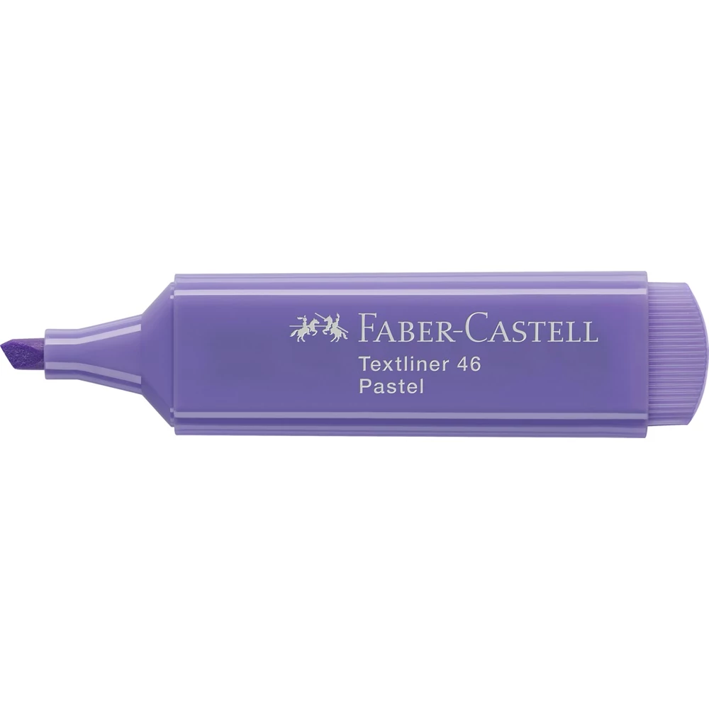 Szövegkiemelő 1-5mm vágott hegyű Faber-Castell 46 pasztell lila 