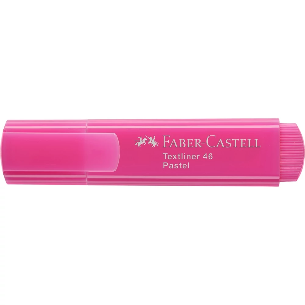 Szövegkiemelő 1-5mm vágott hegyű Faber-Castell 46 pasztell lilás rózsaszín