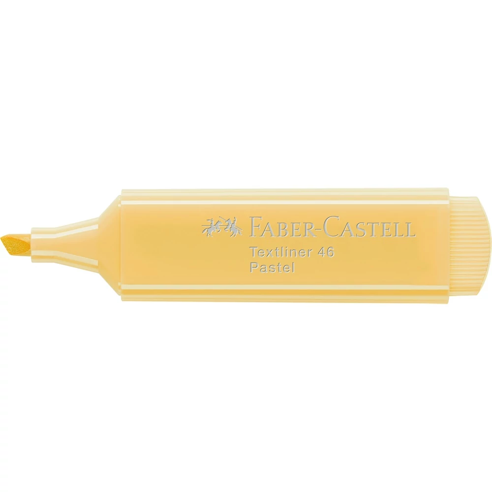 Szövegkiemelő 1-5mm vágott hegyű Faber-Castell 46 pasztell vanília 