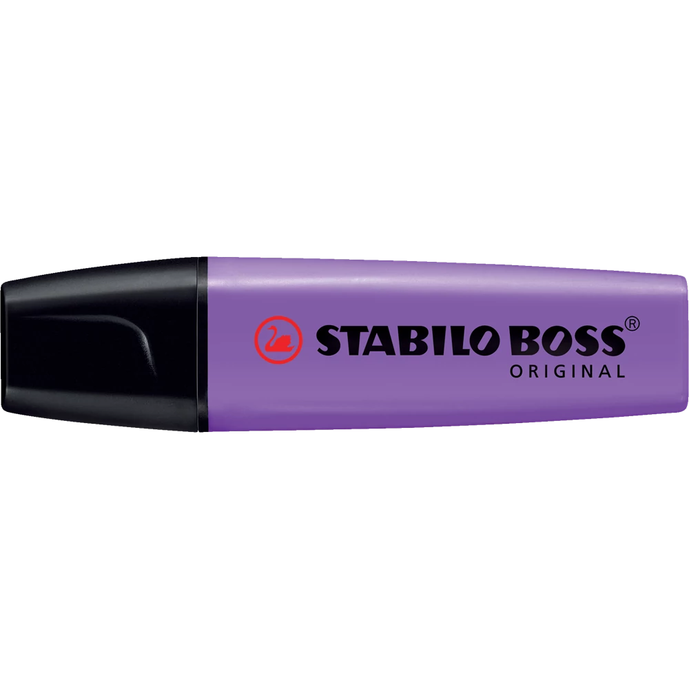 Szövegkiemelő 2-5mm, vágott hegyű, STABILO Boss original lila