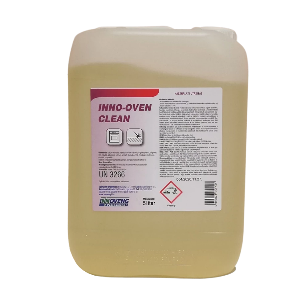 Tisztítószer sütő-pároló berendezésekhez 5 liter Inno-Oven Clean