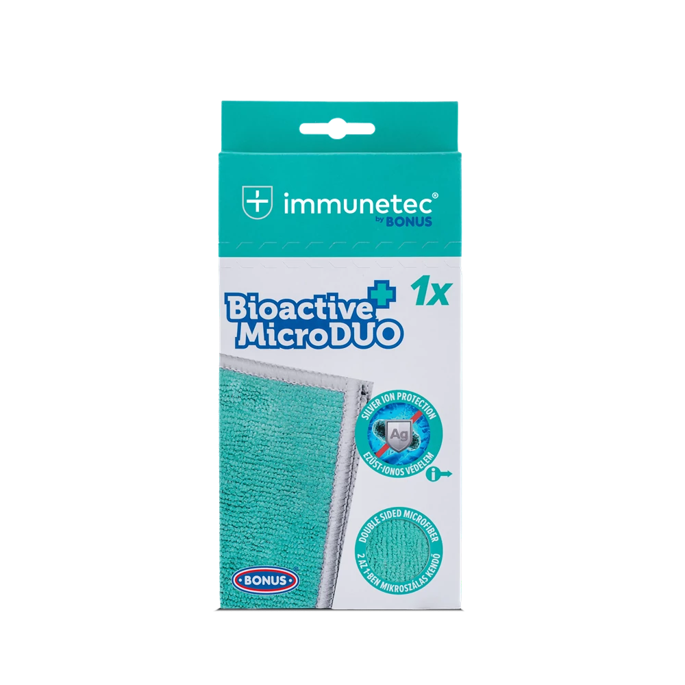 Törlőkendő mikroszálas Immunetec by BONUS Bioactive MicroDUO_B643