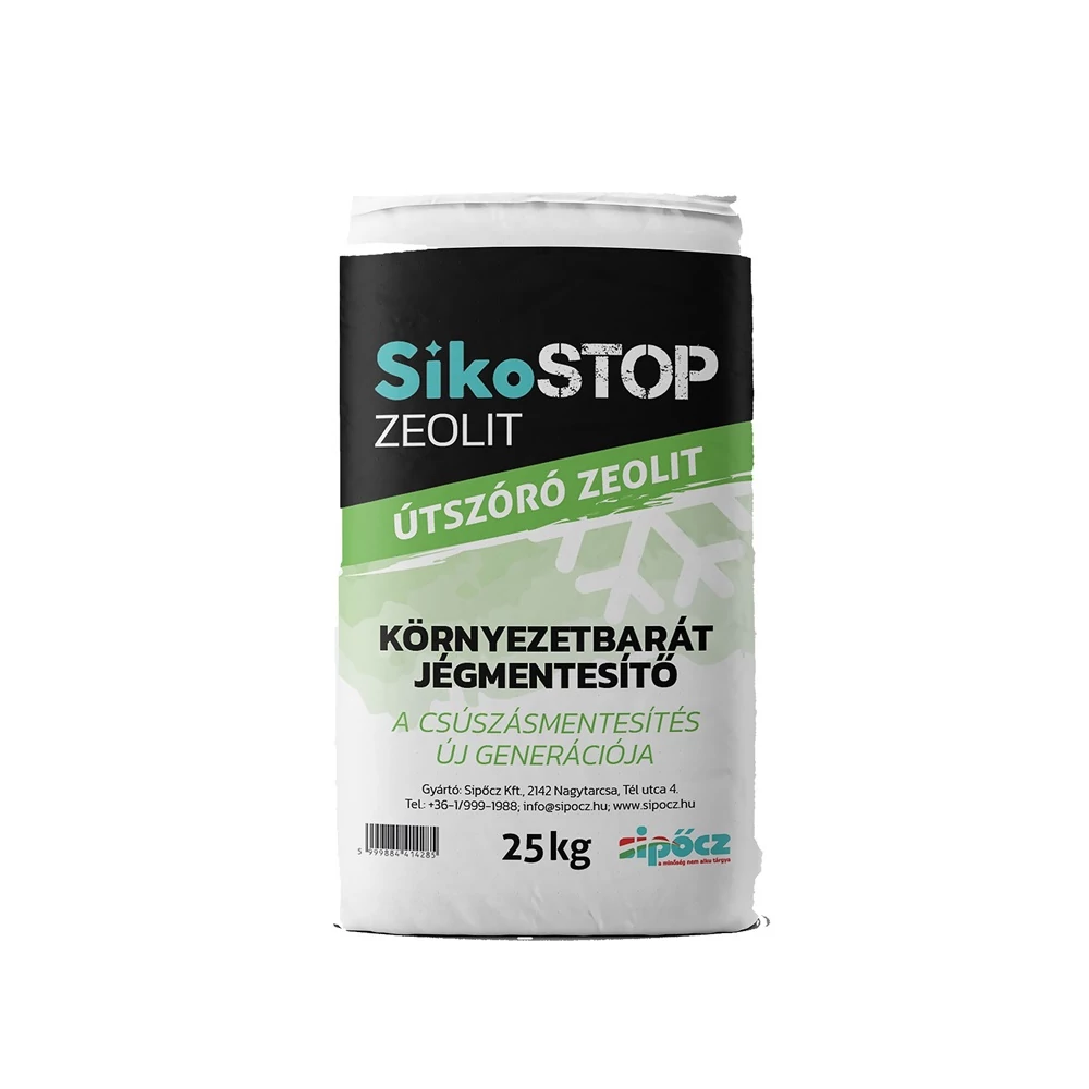 Útszóró/jégmentesítő zeolit 25 kg SikoSTOP
