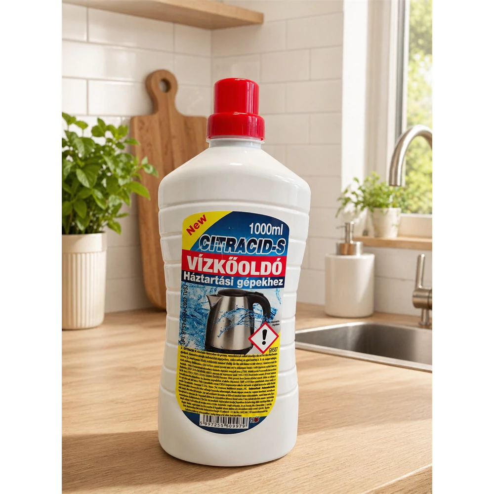 Vízkőoldó háztartási gépekhez 1 liter CITRACID-S