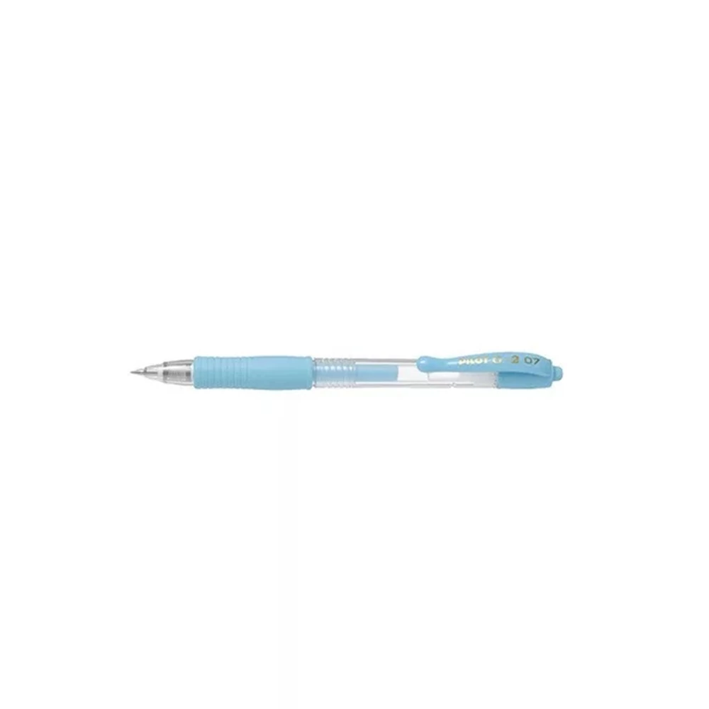 Zseléstoll 0,7mm, nyomógombos Pilot G-2, írásszín pasztellkék