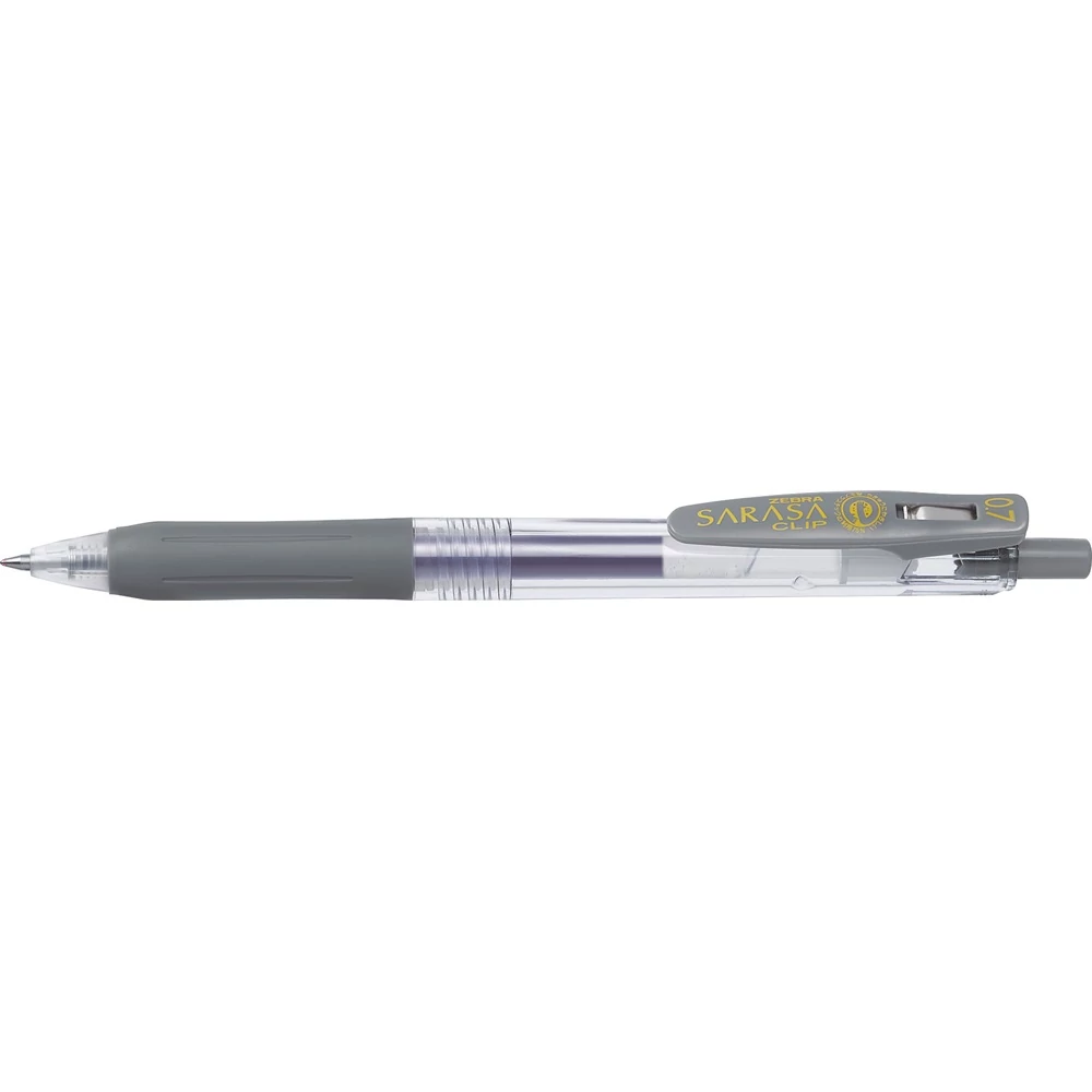 Zseléstoll 0,5 mm Zebra Sarasa Clip, szürke