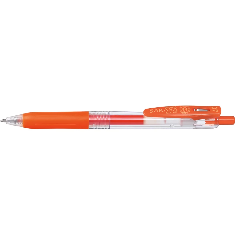 Zseléstoll 0,5 mm Zebra Sarasa Clip, vérnarancs