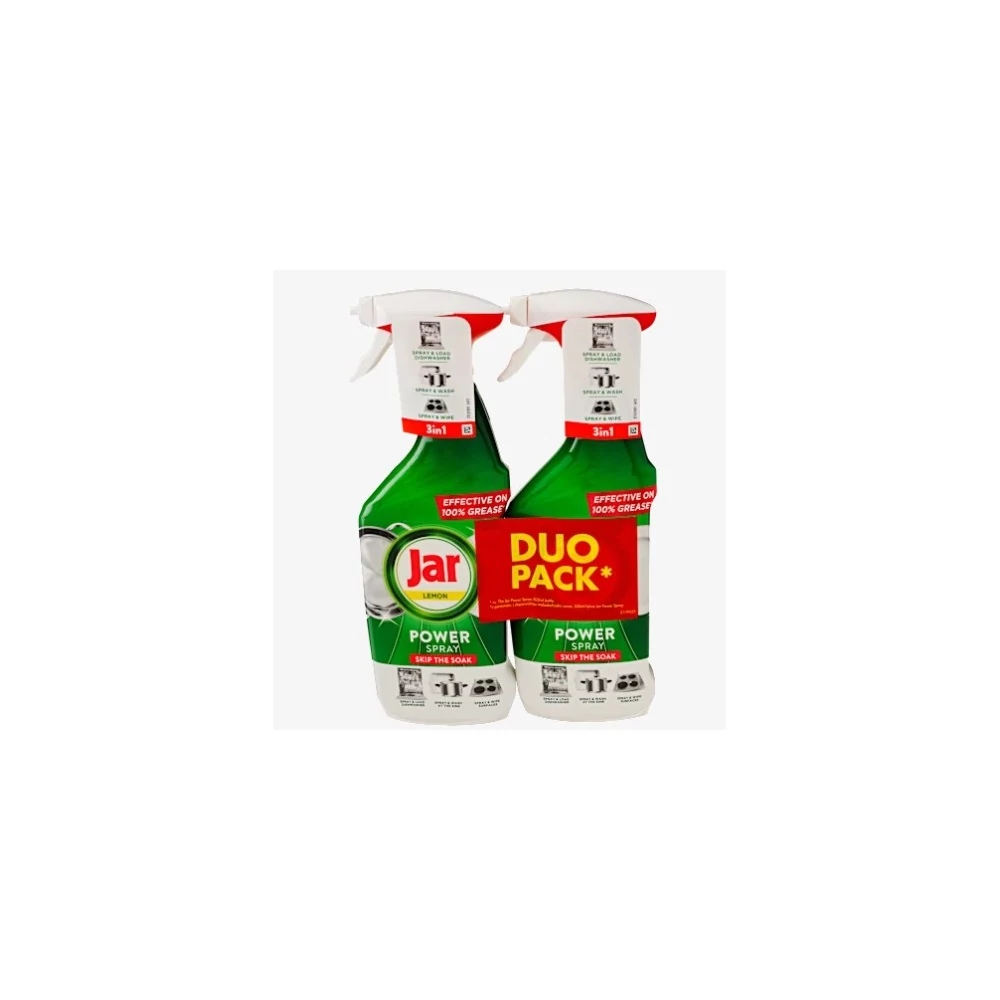 Zsíroldószer szórófejes 2 x 500 ml Jar Power citrom